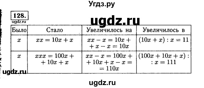 ГДЗ (Решебник №2) по математике 5 класс Н.Я. Виленкин / упражнение / 128