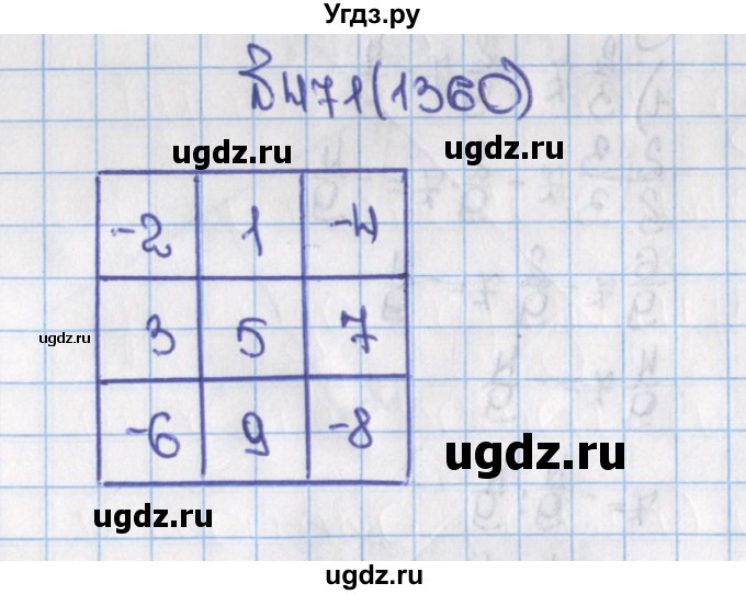 ГДЗ (Решебник №1) по математике 6 класс Н.Я. Виленкин / номер / 1360