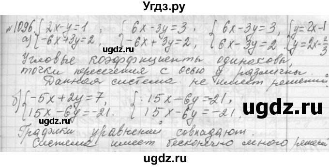 ГДЗ (Решебник №2 к учебнику 2015) по алгебре 7 класс Ю.Н. Макарычев / номер номер / 1096