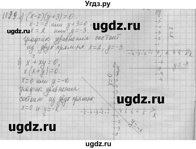ГДЗ (Решебник №2 к учебнику 2015) по алгебре 7 класс Ю.Н. Макарычев / номер номер / 1199