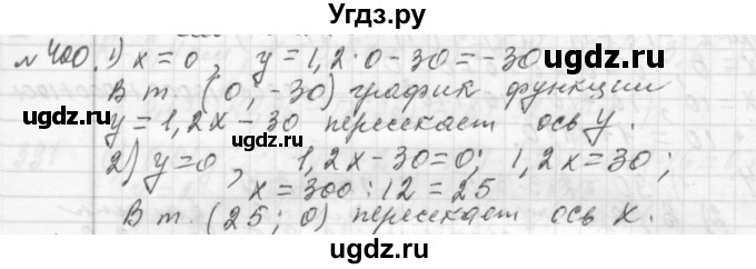 ГДЗ (Решебник №2 к учебнику 2015) по алгебре 7 класс Ю.Н. Макарычев / номер номер / 400