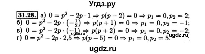 ГДЗ (Решебник №1 к задачнику 2015) по алгебре 7 класс (Учебник, Задачник) А.Г. Мордкович / §31 / 31.28