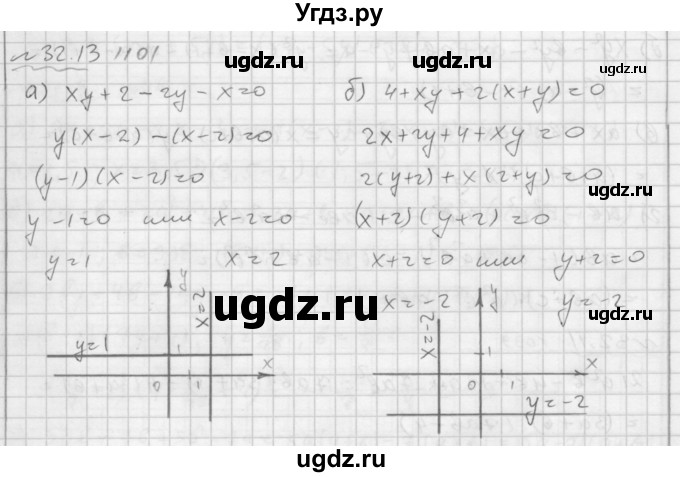 ГДЗ (Решебник №2 к задачнику 2015) по алгебре 7 класс (Учебник, Задачник) А.Г. Мордкович / §32 / 32.13
