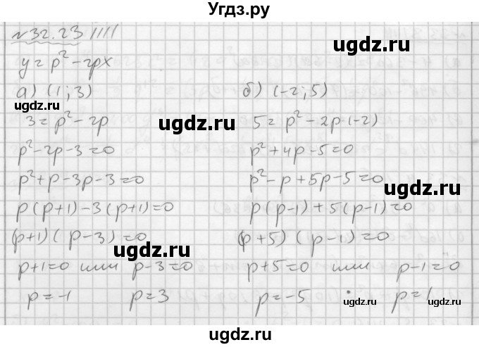 ГДЗ (Решебник №2 к задачнику 2015) по алгебре 7 класс (Учебник, Задачник) А.Г. Мордкович / §32 / 32.23