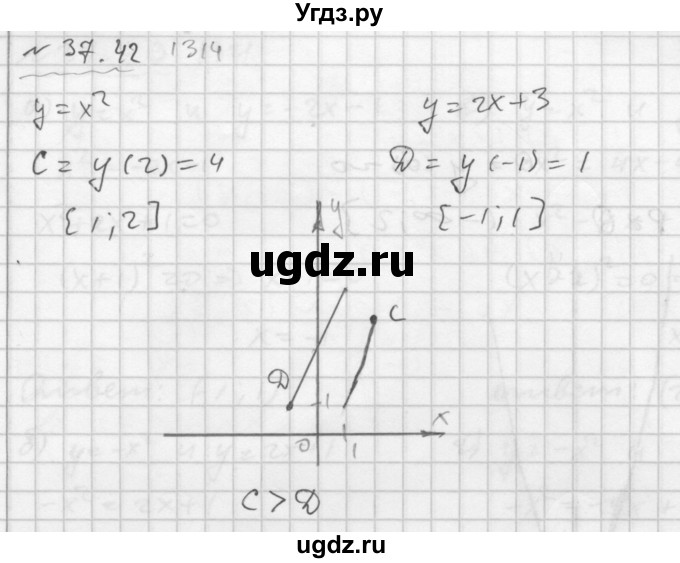 ГДЗ (Решебник №2 к задачнику 2015) по алгебре 7 класс (Учебник, Задачник) А.Г. Мордкович / §37 / 37.42