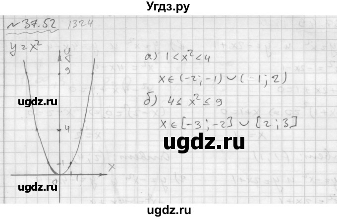ГДЗ (Решебник №2 к задачнику 2015) по алгебре 7 класс (Учебник, Задачник) А.Г. Мордкович / §37 / 37.52