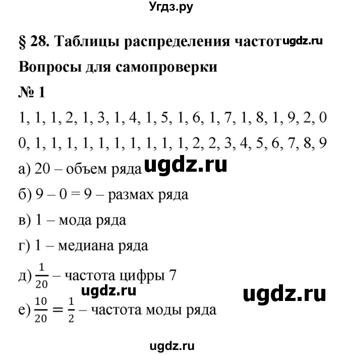ГДЗ (Решебник к учебнику 2021) по алгебре 7 класс (Учебник, Задачник) А.Г. Мордкович / §28 / 28.1