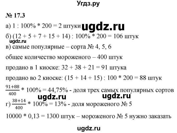 ГДЗ (Решебник к задачнику 2021) по алгебре 7 класс (Учебник, Задачник) А.Г. Мордкович / §17 / 17.3