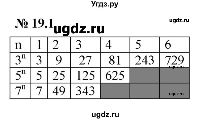 ГДЗ (Решебник к задачнику 2021) по алгебре 7 класс (Учебник, Задачник) А.Г. Мордкович / §19 / 19.1