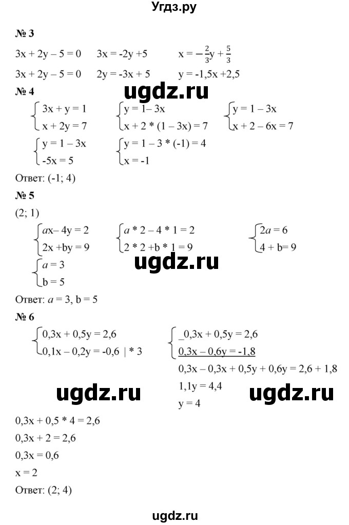 ГДЗ (Решебник к задачнику 2021) по алгебре 7 класс (Учебник, Задачник) А.Г. Мордкович / домашние контрольные работы / КР-3. вариант / 2(продолжение 2)