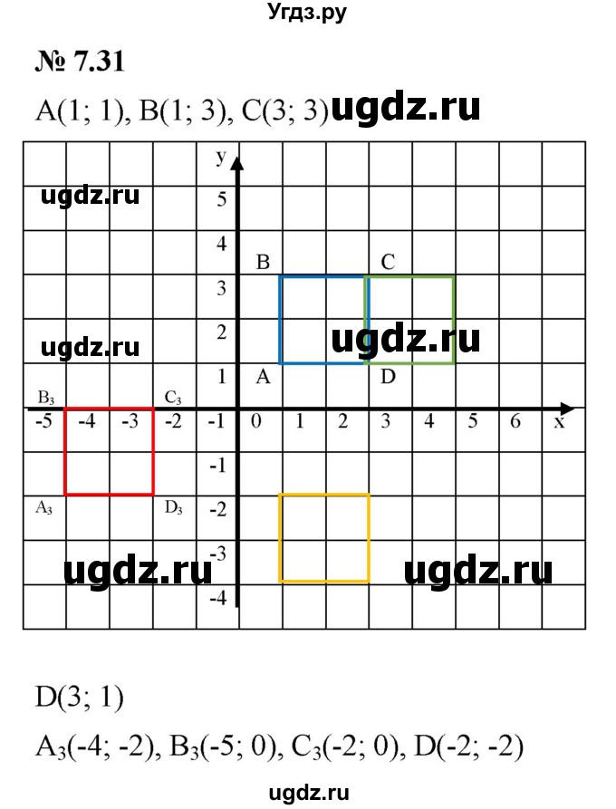 ГДЗ (Решебник к задачнику 2021) по алгебре 7 класс (Учебник, Задачник) А.Г. Мордкович / §7 / 7.31