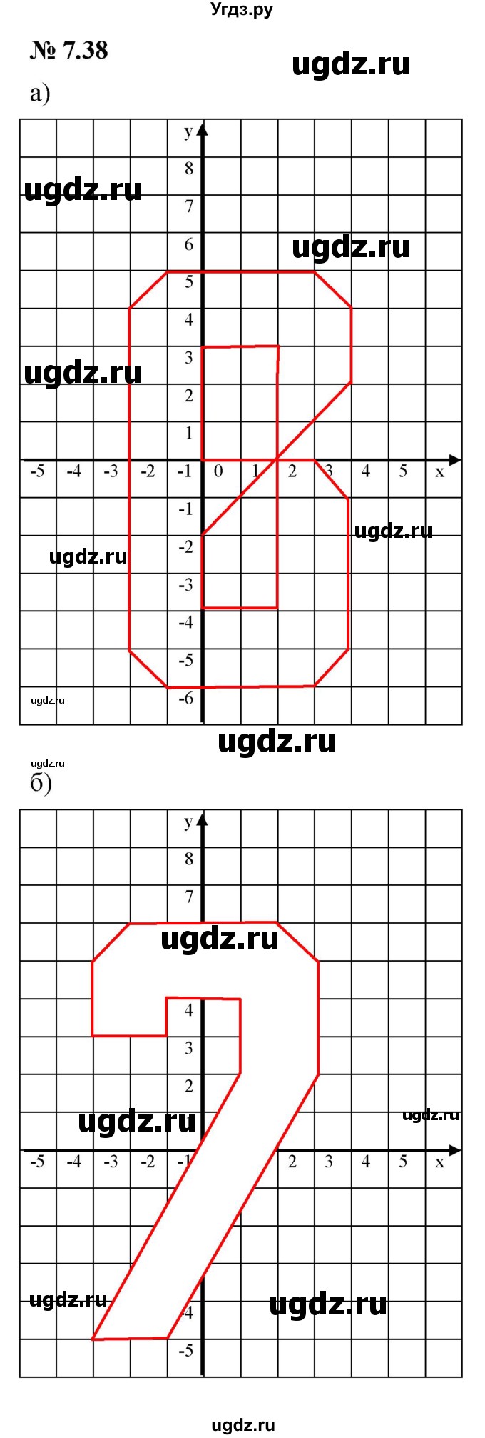 ГДЗ (Решебник к задачнику 2021) по алгебре 7 класс (Учебник, Задачник) А.Г. Мордкович / §7 / 7.38