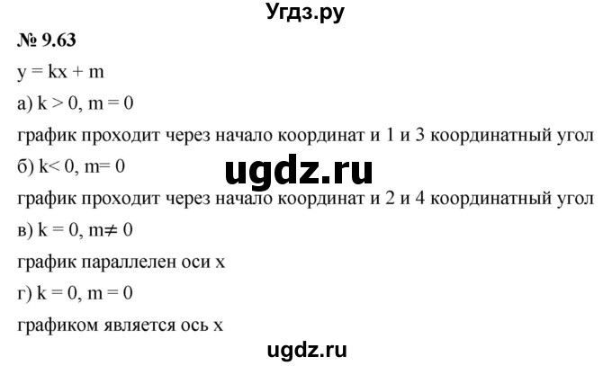 ГДЗ (Решебник к задачнику 2021) по алгебре 7 класс (Учебник, Задачник) А.Г. Мордкович / §9 / 9.63