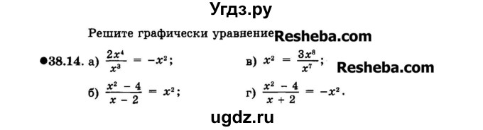 ГДЗ (Задачник 2015) по алгебре 7 класс (Учебник, Задачник) А.Г. Мордкович / §38 / 38.14