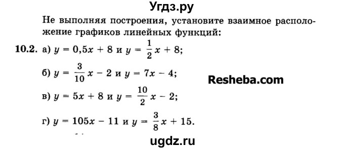 ГДЗ (Задачник 2015) по алгебре 7 класс (Учебник, Задачник) А.Г. Мордкович / §10 / 10.2