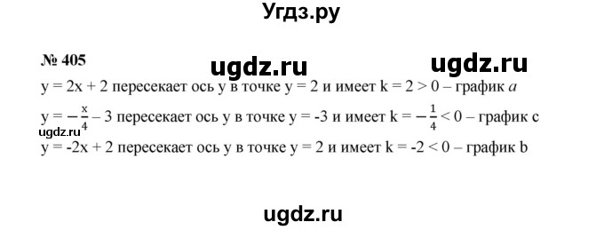 ГДЗ (Решебник к учебнику 2022) по алгебре 8 класс Ю.Н. Макарычев / номер / 405