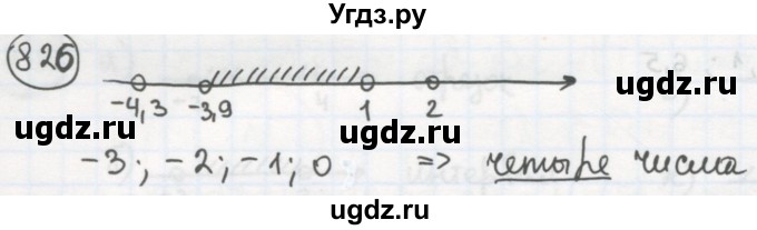 ГДЗ (Решебник №2 к учебнику 2015) по алгебре 8 класс Ю.Н. Макарычев / номер / 826