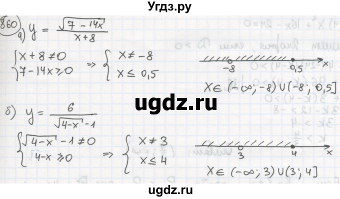 ГДЗ (Решебник №2 к учебнику 2015) по алгебре 8 класс Ю.Н. Макарычев / номер / 860