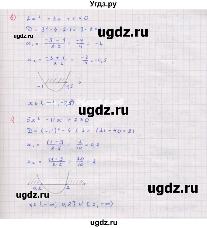 ГДЗ (Решебник к задачнику 2017) по алгебре 8 класс (Учебник, Задачник) Мордкович А.Г. / §37 / 37.4(продолжение 2)