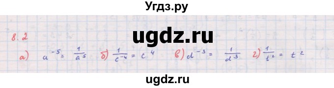 ГДЗ (Решебник к задачнику 2017) по алгебре 8 класс (Учебник, Задачник) Мордкович А.Г. / §8 / 8.2