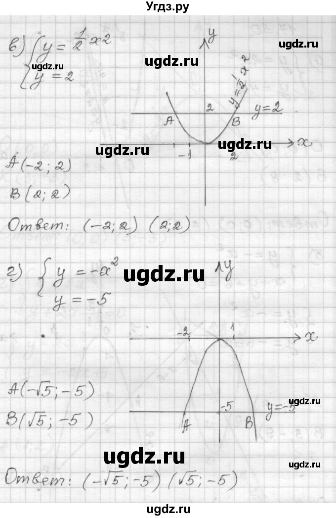 ГДЗ (Решебник №1 к задачнику 2015) по алгебре 8 класс (Учебник, Задачник) Мордкович А.Г. / §17 / 17.29(продолжение 2)