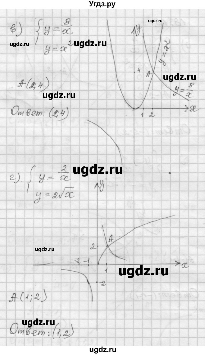 ГДЗ (Решебник №1 к задачнику 2015) по алгебре 8 класс (Учебник, Задачник) Мордкович А.Г. / §18 / 18.18(продолжение 2)