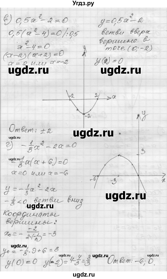 ГДЗ (Решебник №1 к задачнику 2015) по алгебре 8 класс (Учебник, Задачник) Мордкович А.Г. / §23 / 23.3(продолжение 2)
