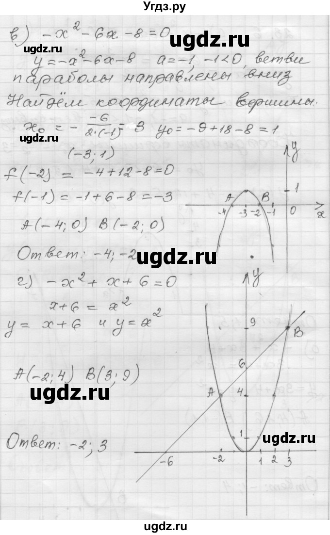 ГДЗ (Решебник №1 к задачнику 2015) по алгебре 8 класс (Учебник, Задачник) Мордкович А.Г. / §23 / 23.6(продолжение 2)