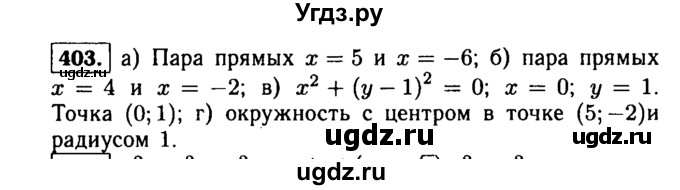 ГДЗ (Решебник №1 к учебнику 2015) по алгебре 9 класс Ю.Н. Макарычев / номер / 403
