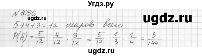 ГДЗ (Решебник №2 к учебнику 2015) по алгебре 9 класс Ю.Н. Макарычев / номер / 1096