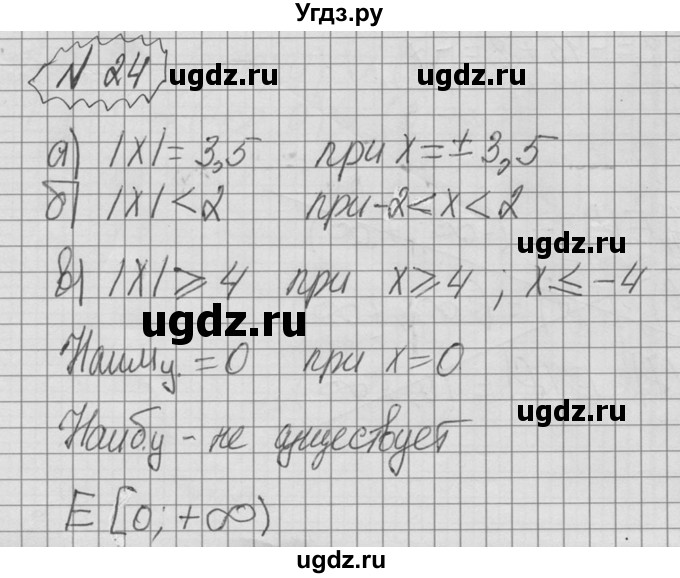 ГДЗ (Решебник №2 к учебнику 2015) по алгебре 9 класс Ю.Н. Макарычев / номер / 24