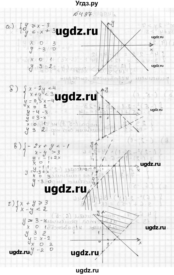 ГДЗ (Решебник №2 к учебнику 2015) по алгебре 9 класс Ю.Н. Макарычев / номер / 497