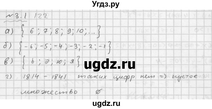 ГДЗ (Решебник №1 к задачнику 2015) по алгебре 9 класс (Учебник, Задачник) Мордкович А.Г. / § 3 / 3.1