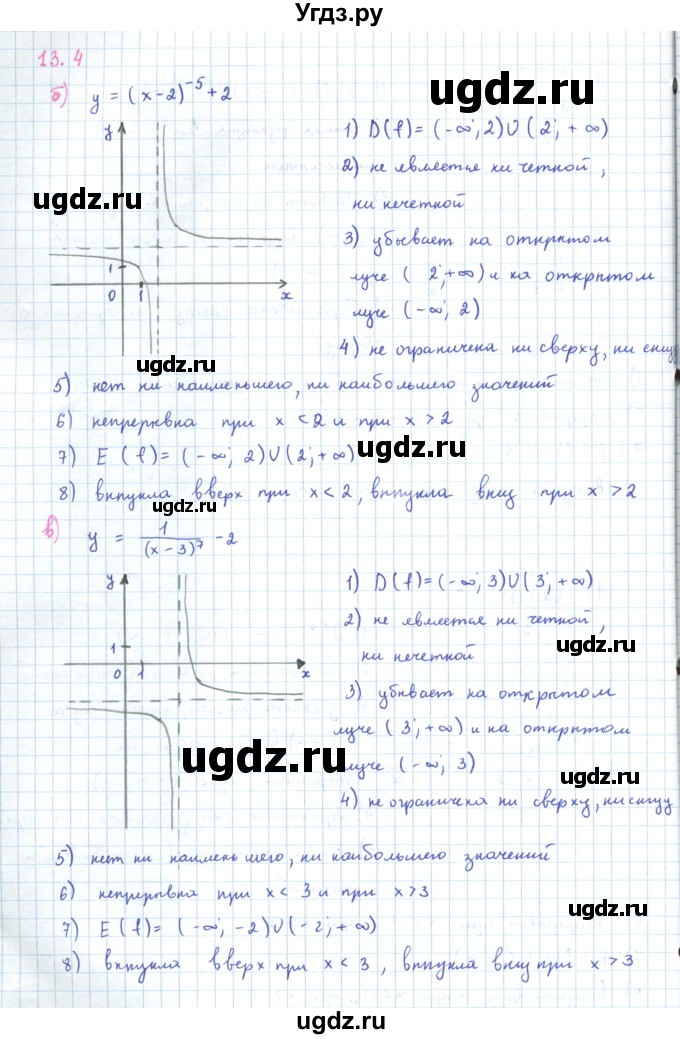 ГДЗ (Решебник к задачнику 2019) по алгебре 9 класс (Учебник, Задачник) Мордкович А.Г. / § 13 / 13.4(продолжение 2)