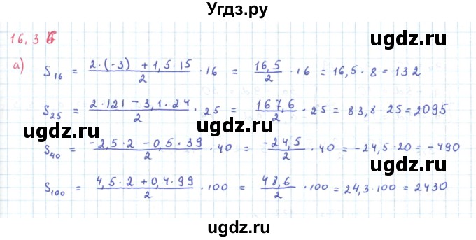 ГДЗ (Решебник к задачнику 2019) по алгебре 9 класс (Учебник, Задачник) Мордкович А.Г. / § 16 / 16.36
