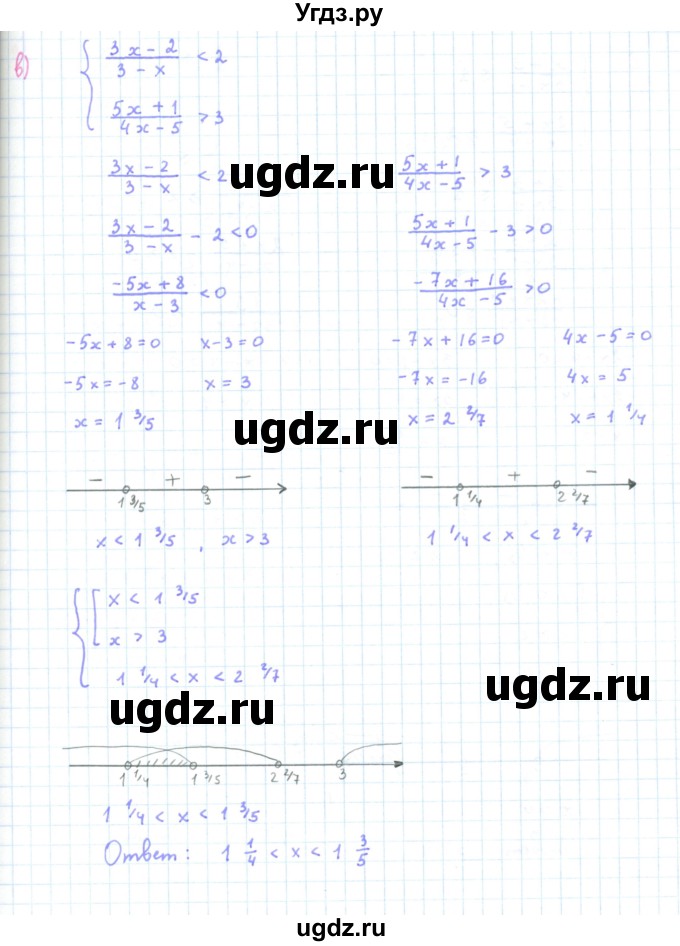 ГДЗ (Решебник к задачнику 2019) по алгебре 9 класс (Учебник, Задачник) Мордкович А.Г. / § 4 / 4.24(продолжение 3)