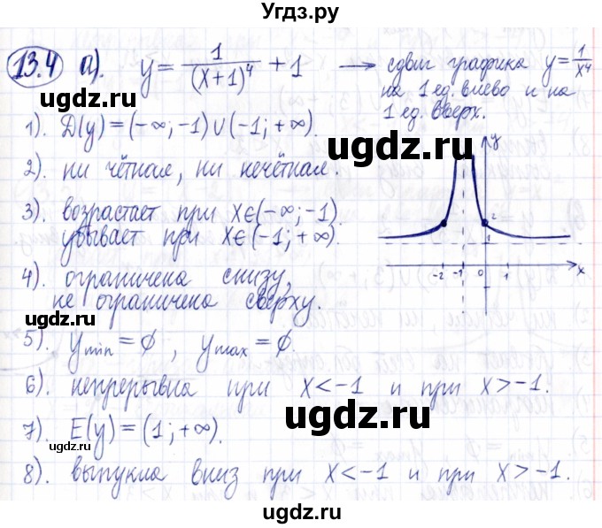 ГДЗ (Решебник к задачнику 2021) по алгебре 9 класс (Учебник, Задачник) Мордкович А.Г. / § 13 / 13.4