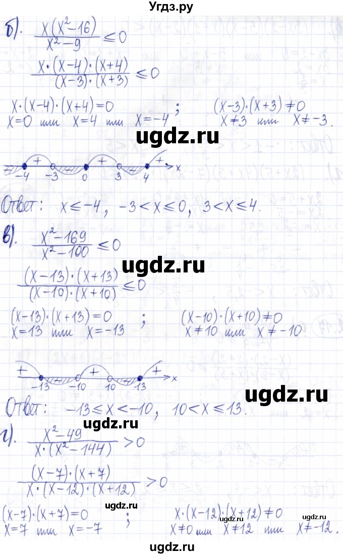ГДЗ (Решебник к задачнику 2021) по алгебре 9 класс (Учебник, Задачник) Мордкович А.Г. / § 2 / 2.17(продолжение 2)