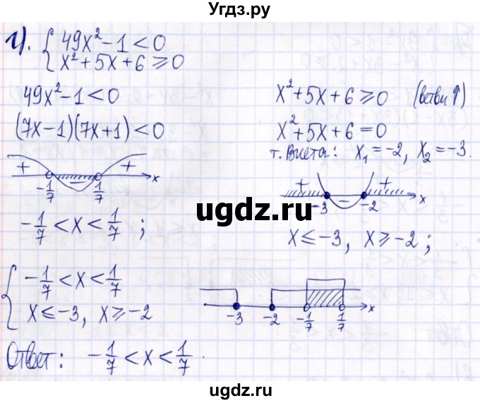 ГДЗ (Решебник к задачнику 2021) по алгебре 9 класс (Учебник, Задачник) Мордкович А.Г. / § 4 / 4.13(продолжение 3)