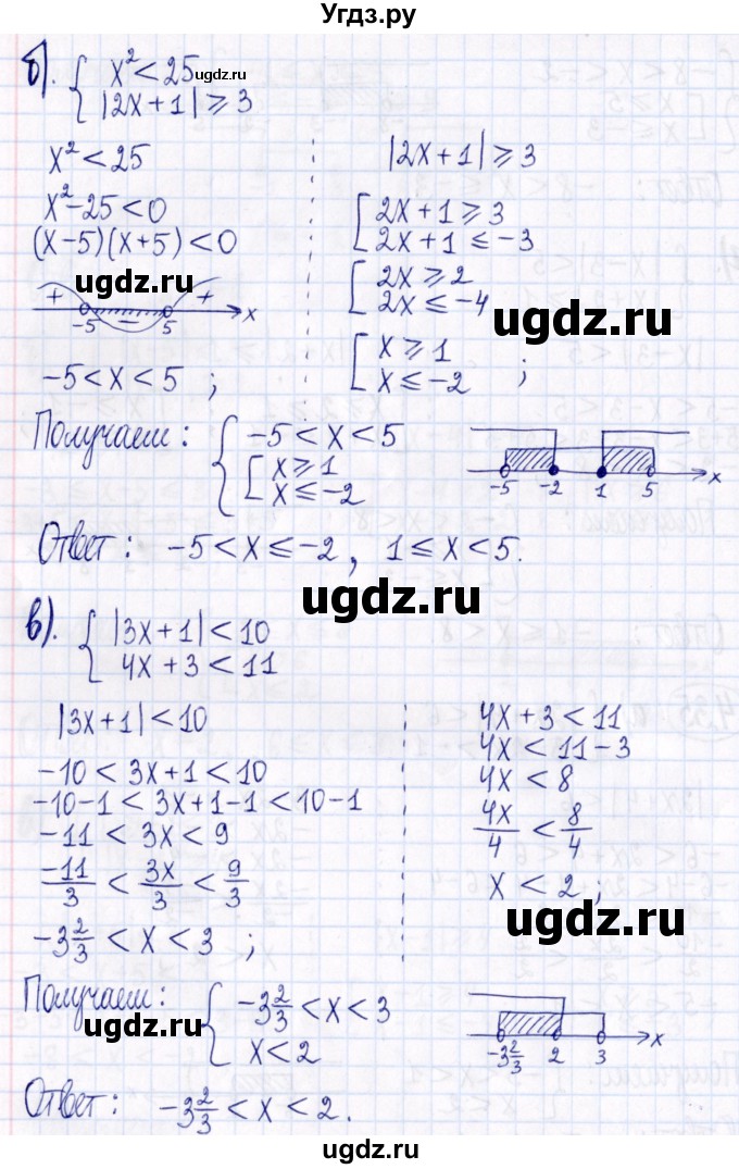 ГДЗ (Решебник к задачнику 2021) по алгебре 9 класс (Учебник, Задачник) Мордкович А.Г. / § 4 / 4.35(продолжение 2)