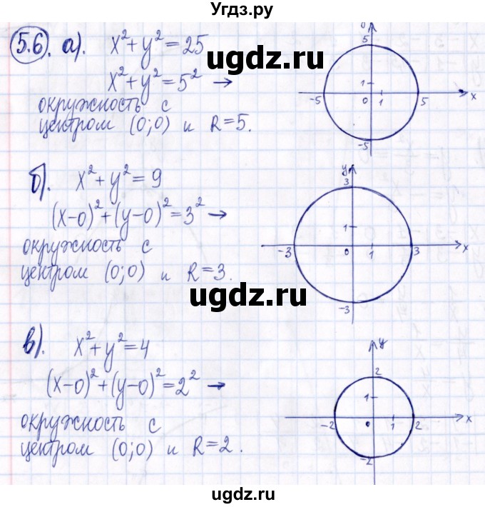 ГДЗ (Решебник к задачнику 2021) по алгебре 9 класс (Учебник, Задачник) Мордкович А.Г. / § 5 / 5.6