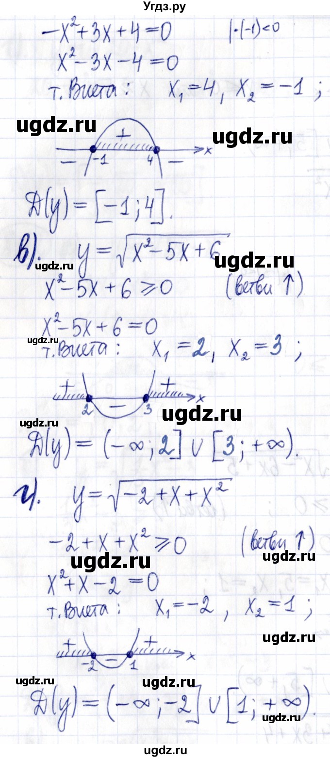 ГДЗ (Решебник к задачнику 2021) по алгебре 9 класс (Учебник, Задачник) Мордкович А.Г. / § 8 / 8.13(продолжение 2)