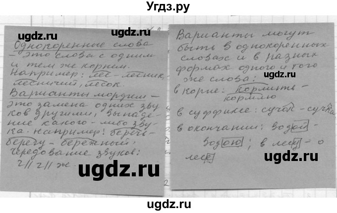 Решебник к учебнику 2020 ГДЗ (Решебник к учебнику 2020) по русскому языку 6 класс М.Т. Баранов / материал для самостоятельных наблюдений / §6(продолжение 3)