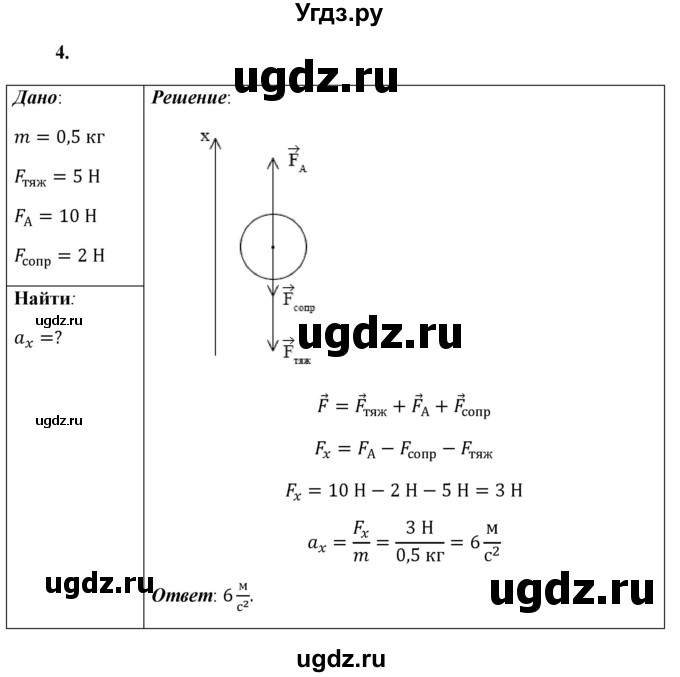 ГДЗ (Решебник к учебнику 2021 (Просвещение)) по физике 9 класс Перышкин А.В. / § 11 / упражнение 11 (2021) / 4