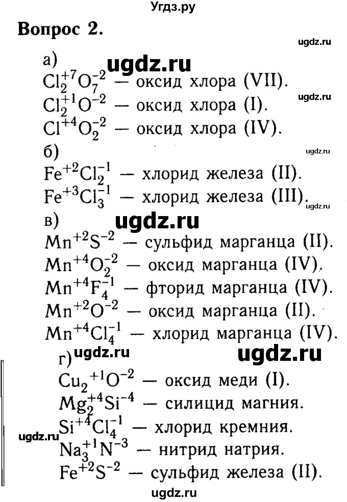 ГДЗ (решебник №2) по химии 8 класс О.С. Габриелян / ГЛАВА ВТОРАЯ. Простые вещества / § 17. Молярный объём газов / 2
