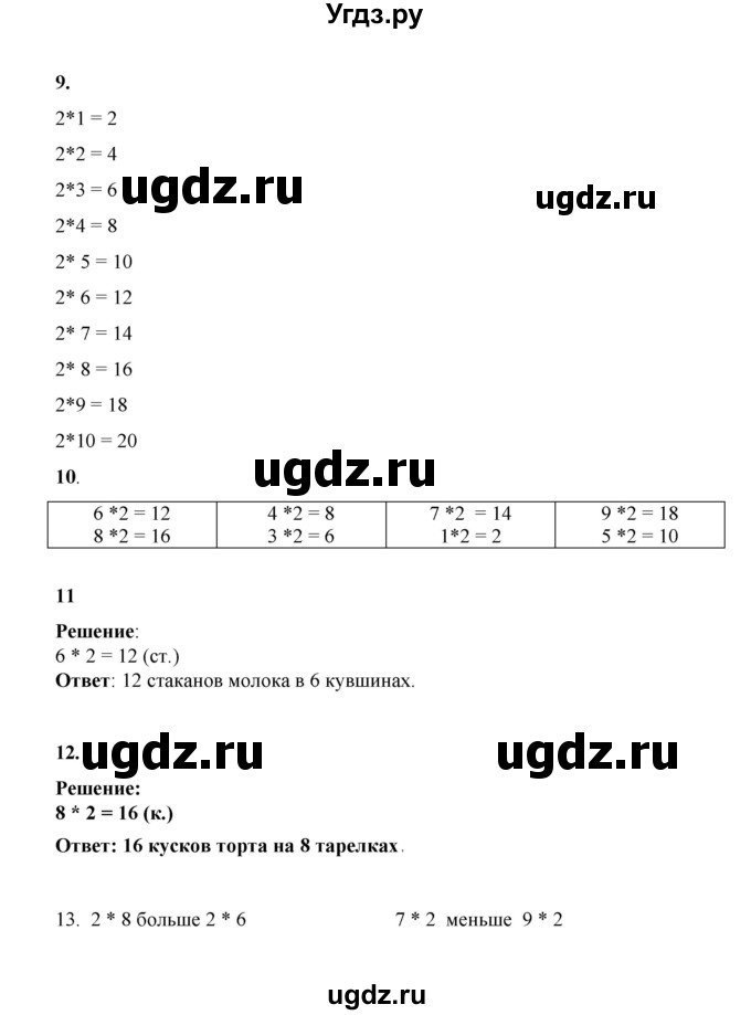 ГДЗ (Решебник к учебнику 2023) по математике 2 класс Рудницкая В.Н. / часть 1 (страница) / 124(продолжение 2)