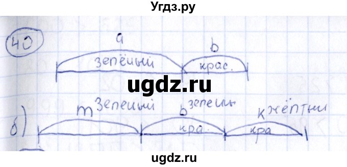 ГДЗ (Решебник) по математике 2 класс (рабочая тетрадь) Александрова Э.И. / тетрадь №1 / упражнение / 40