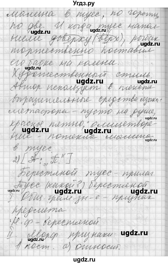ГДЗ (Решебник) по русскому языку 7 класс Бунеев Р.Н. / упражнение / 213(продолжение 3)