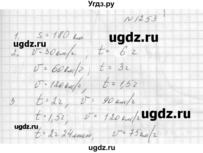 ГДЗ (Решебник к учебнику 2014) по алгебре 8 класс Ю.Н. Макарычев / упражнение / 1253