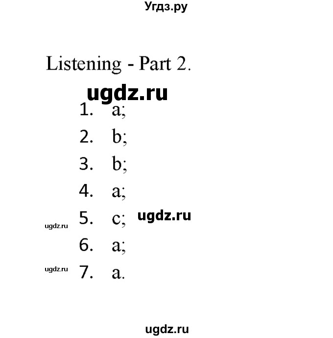 ГДЗ (Решебник) по английскому языку 11 класс (Starlight) Баранова К.М. / module 3 / module 3 / Listening - Part 2